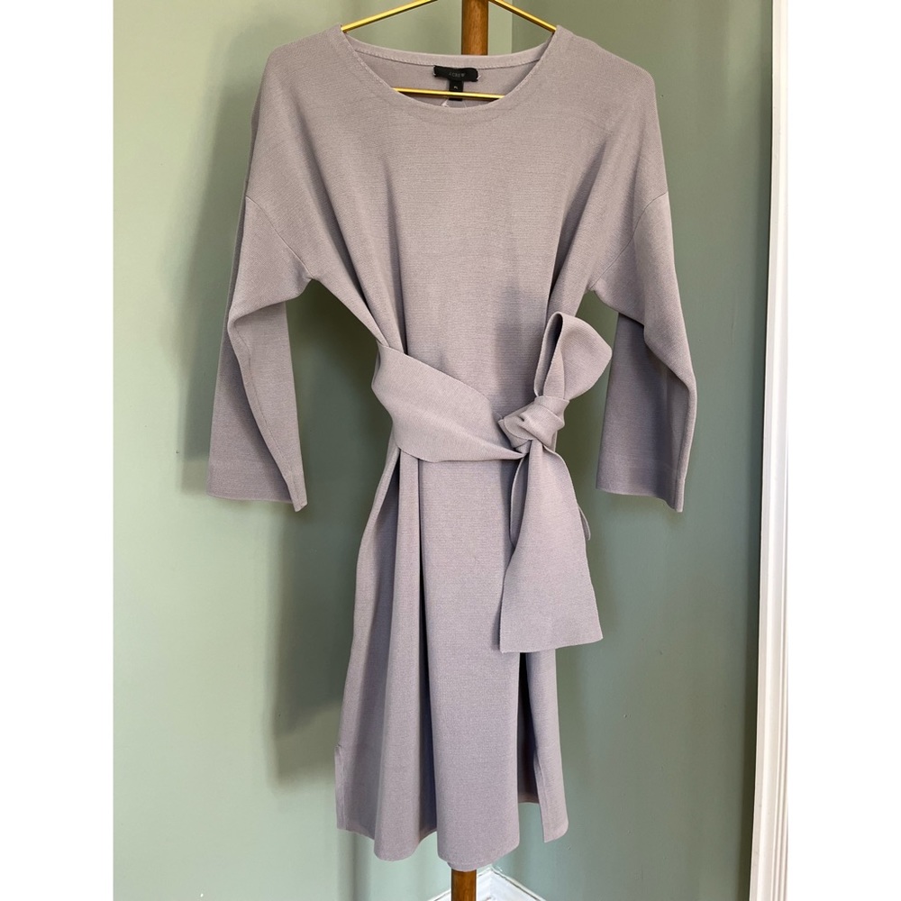 NWT J. Crew Petite Knit Tie-Waist Dress